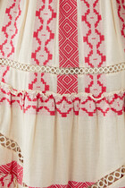فستان مويرا بتصميم ملفوف وفتحة